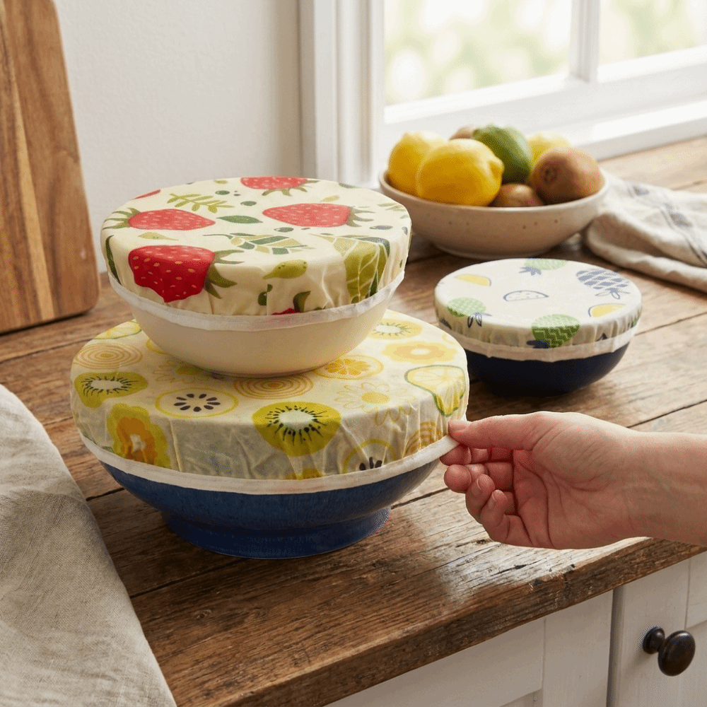 Beeswax Food Cover - غطاء وعاء من قماش شمع العسل