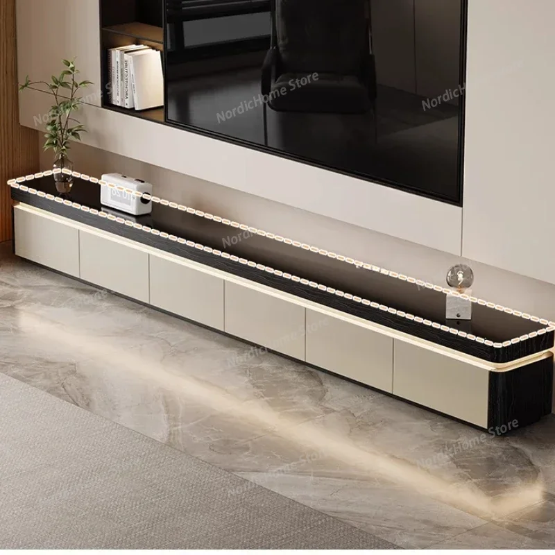 Sustainable Living Spaces - حامل تلفزيون أنيق موفر للمساحة، مصنوع