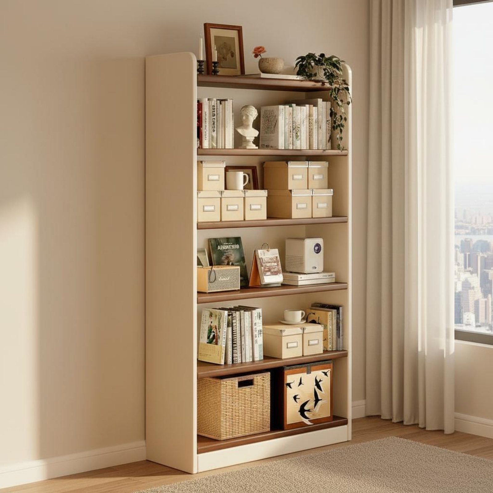 منظم كتب متعدد الطبقات بسعة كب - مراجعة Sustainable Living Book وسعره