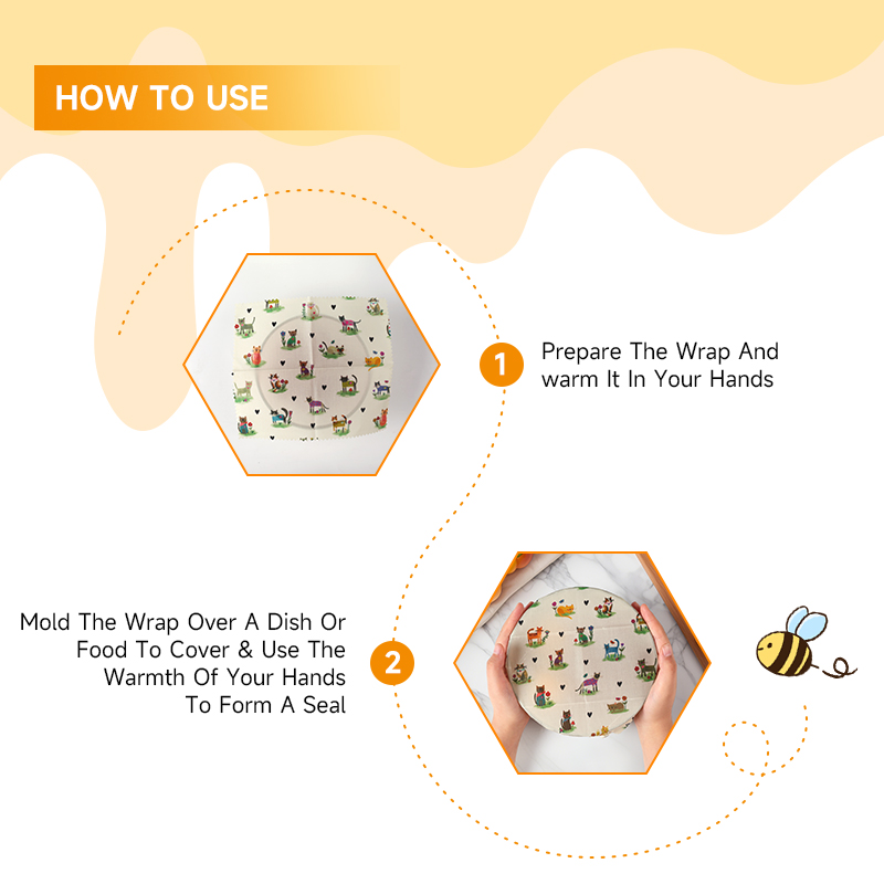 6 عبوات (2S. لفائف شمع النحل ا - مراجعة Beeswax Food Cover وسعره