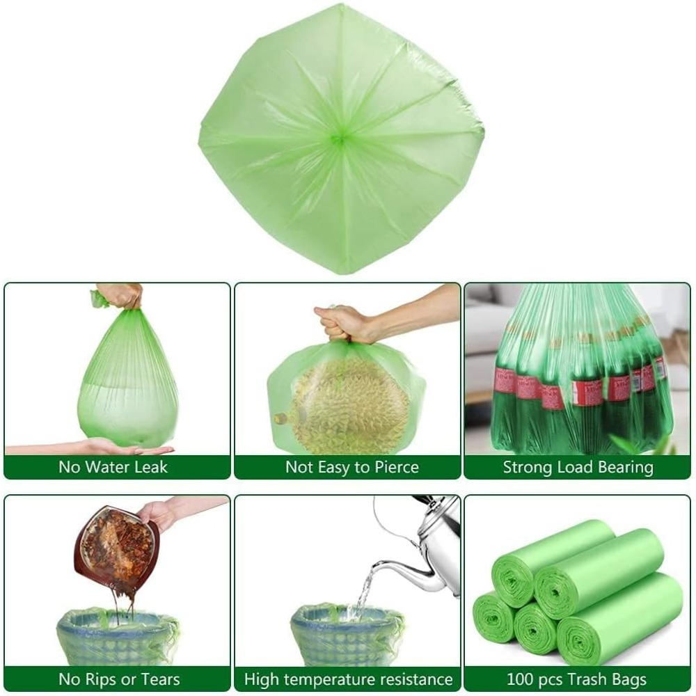 أكياس قمامة صغيرة سعة 1.2 جالو - مراجعة Biodegradable Bin Liner وسعره