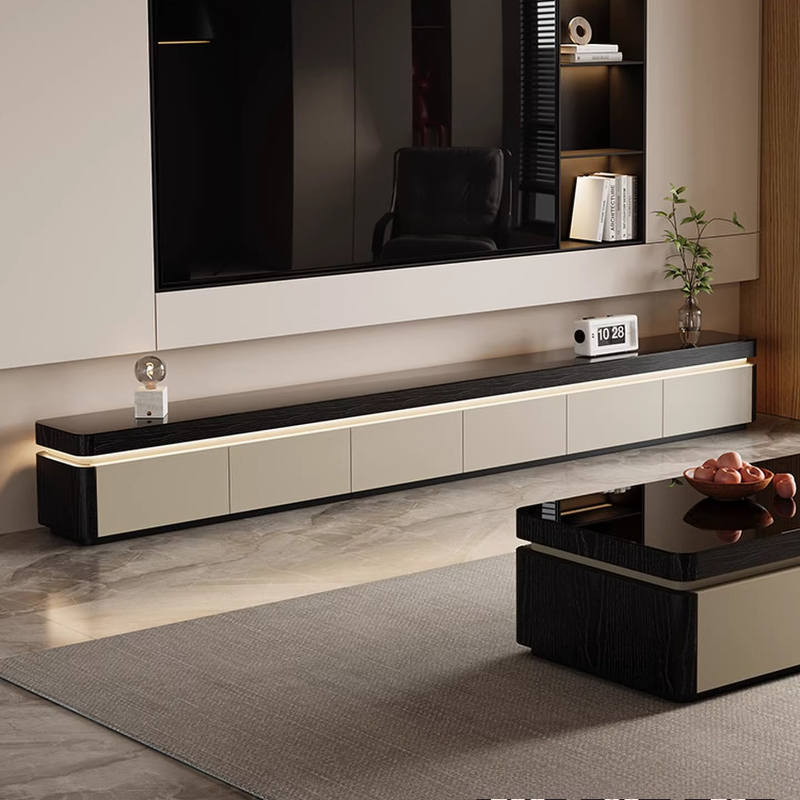 حامل تلفزيون عصري بأبواب منزلق - مراجعة Sustainable Living Spaces وسعره