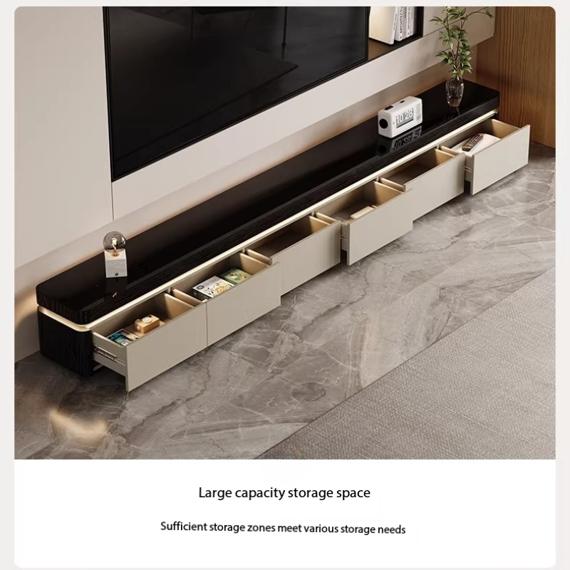 حامل تلفزيون عصري بأبواب منزلق - مراجعة Sustainable Living Spaces وسعره