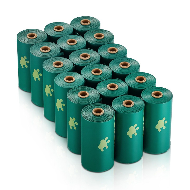 18 لفة من أكياس فضلات الكلاب،  - مراجعة Biodegradable Bin Liner وسعره